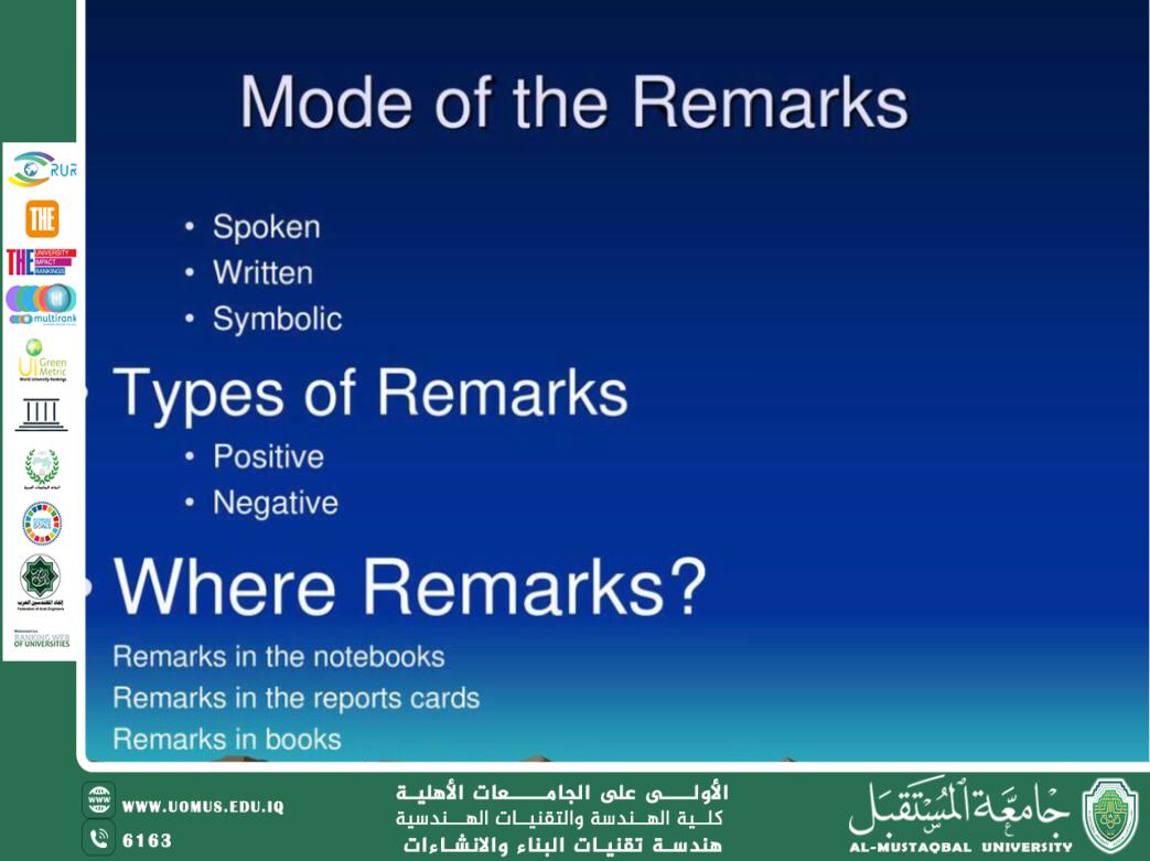 Understanding the Concept of "Remark"