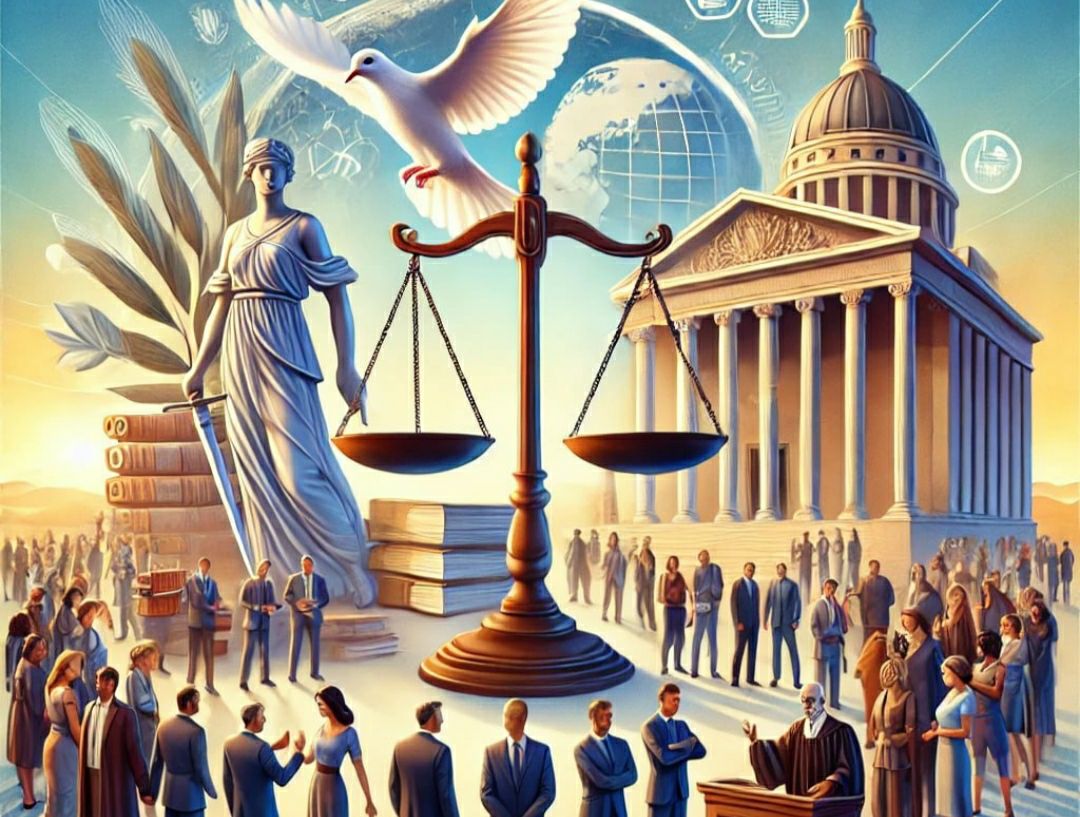 The article titled "Goal 16 of the Sustainable Development Goals: Peace, Justice, and Strong Institutions for a Sustainable Future" by Professor Hassanine Alaa Mohammed Yasari.