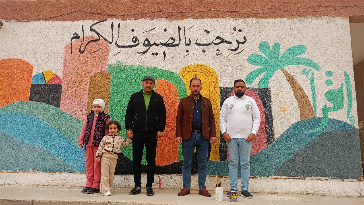 حملة تطوعية لادامة مدارس الابتدائية في المناطق الريفية محافظة بابل