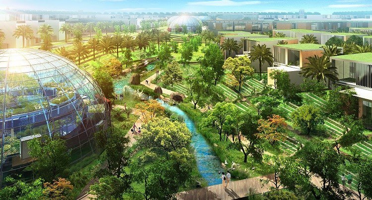 The title of the article in English is: "The Impact of the Green Economy on Sustainable Development" by Professor Dr. Haidar Jabar Abdul Nassar Al-Janabi.