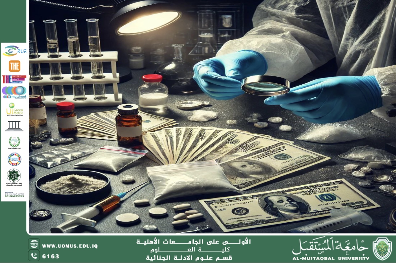 الممنوعات غير المشروعة: المخدرات وأموالها وأدوات صنعها وتعاطيها في الأدلة الجنائية (م.م هويدا نزال حسين)