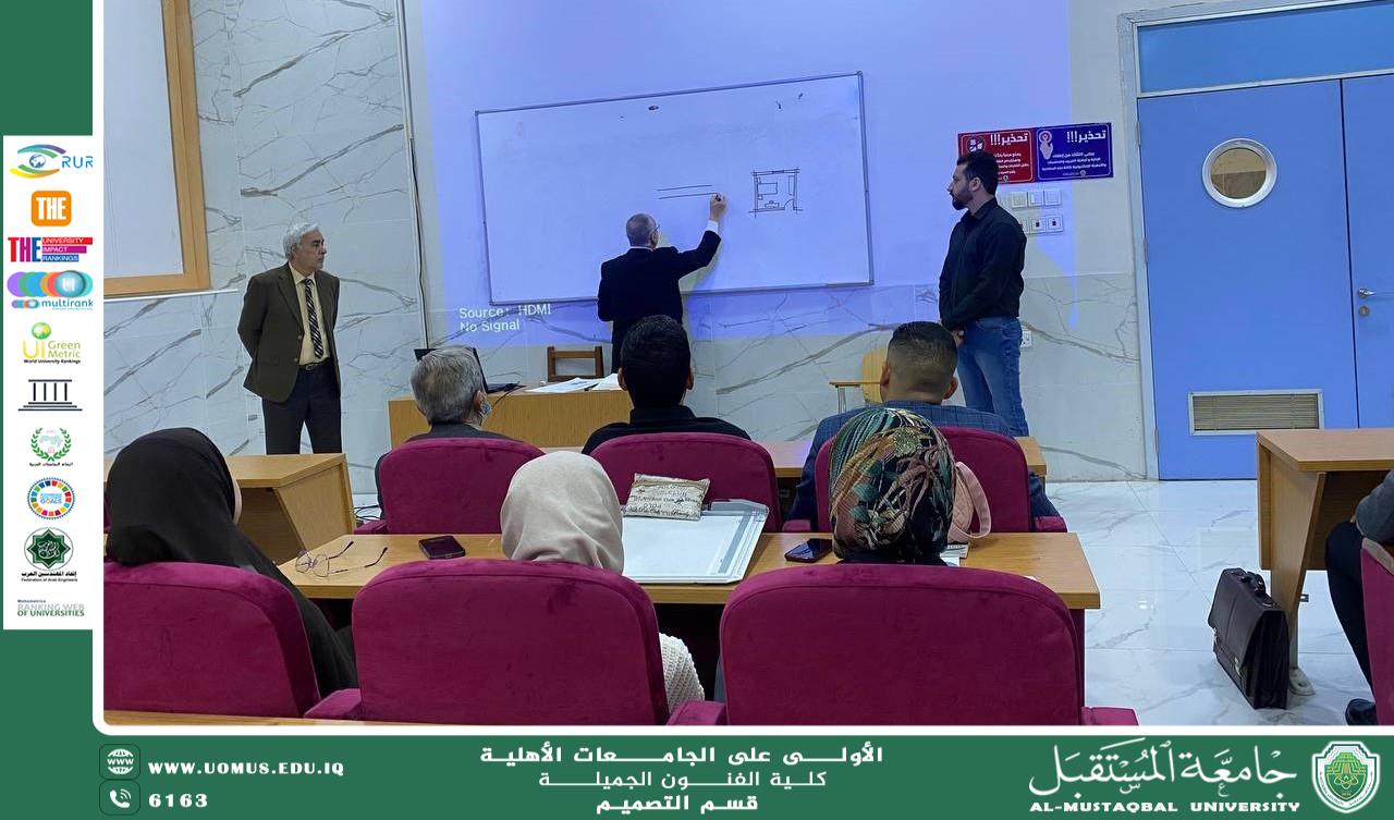 ورشة "تقنية التحبير في التصميم" في كلية الفنون الجميلة : دمج الإبداع بالاستدامة