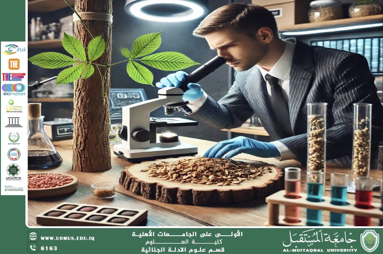 استخدام المواد النباتية مثل الخشب، النباتات وخاصةً النادرة منها، حبوب اللقاح في الادلة الجنائية (م.م هويدا نزال حسين)