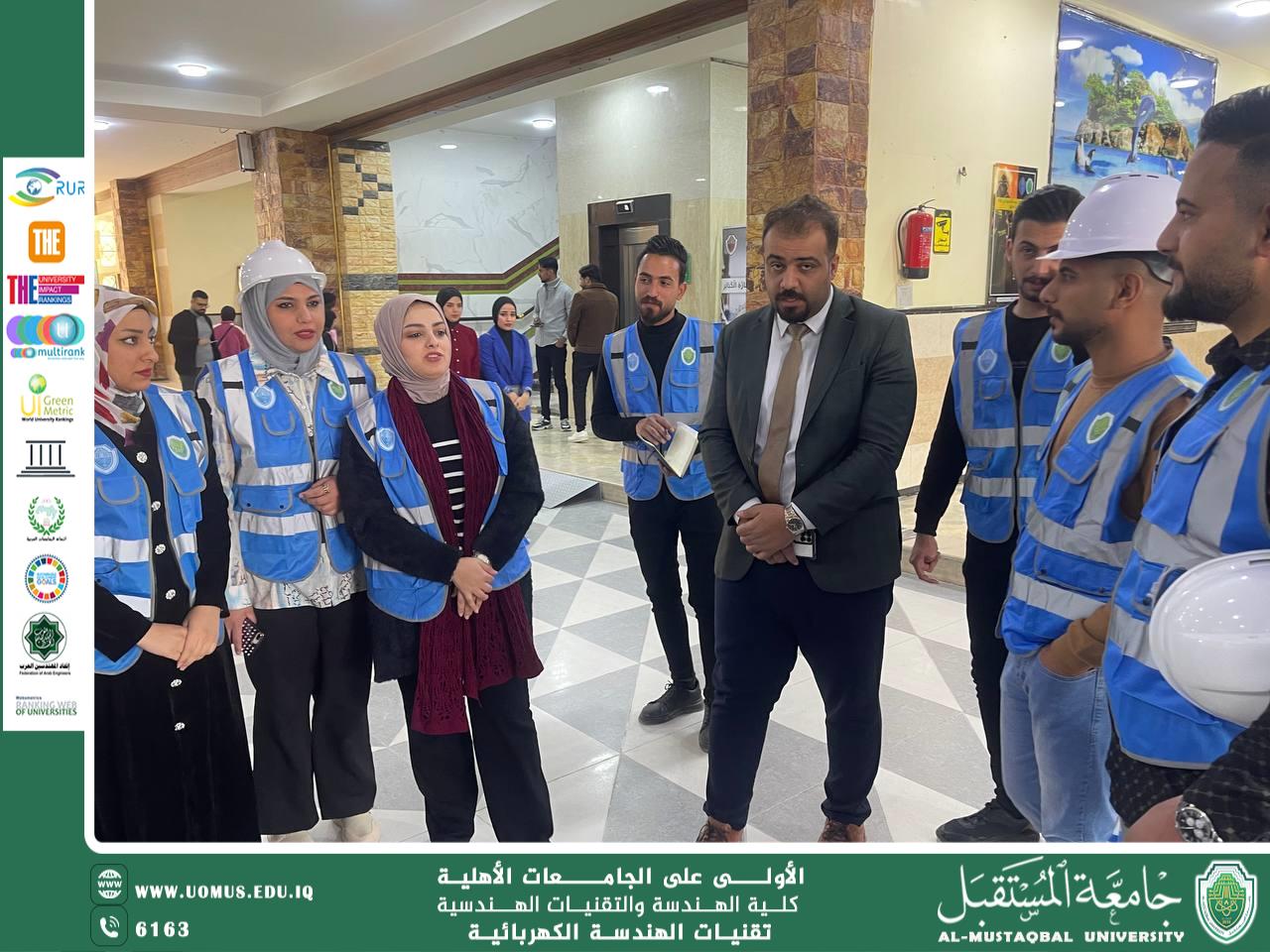 Unnecessary Electricity Consumption in AL-Mustaqbal University Buildings