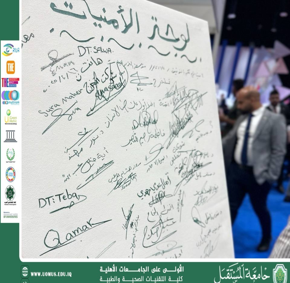 Holding a wish board event for the Dental Techniques Department