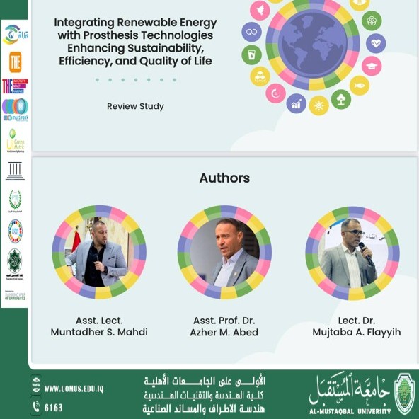 Participation of Prosthetics and Orthotics Engineering Department Faculty Members in the International Sustainability Conference with a Research on Sustainable Prosthetics
