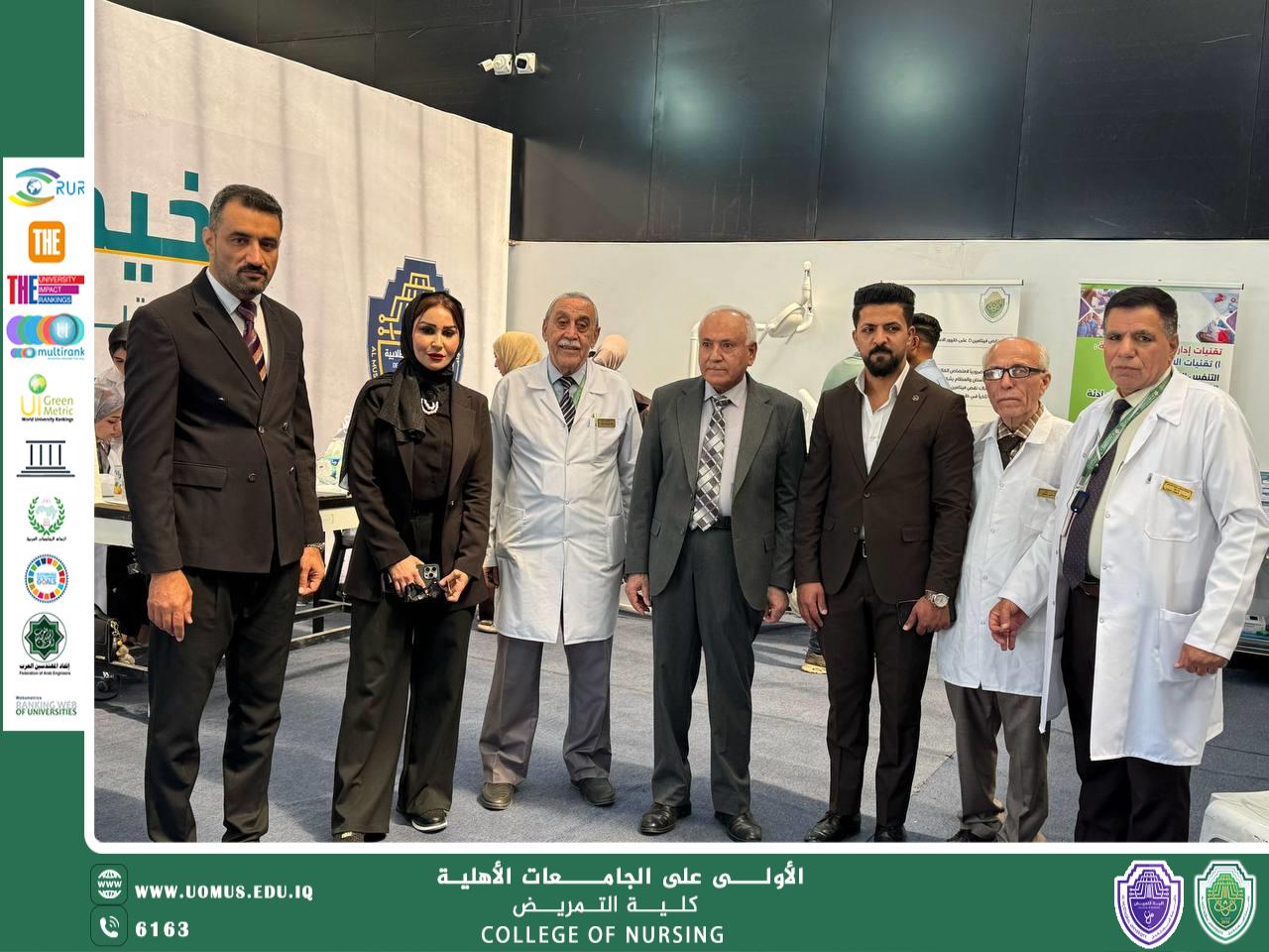 استمرار تقديم الخدمات في الخيمة الطبية لكلية التمريض لليوم الرابع على التوالي