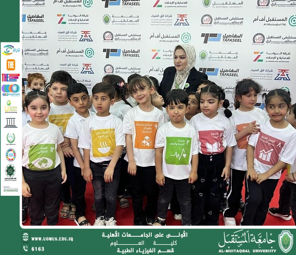 Smart Way Kindergarten Children Visit the Medical Physics Department at Future University to Promote Sustainability Concepts