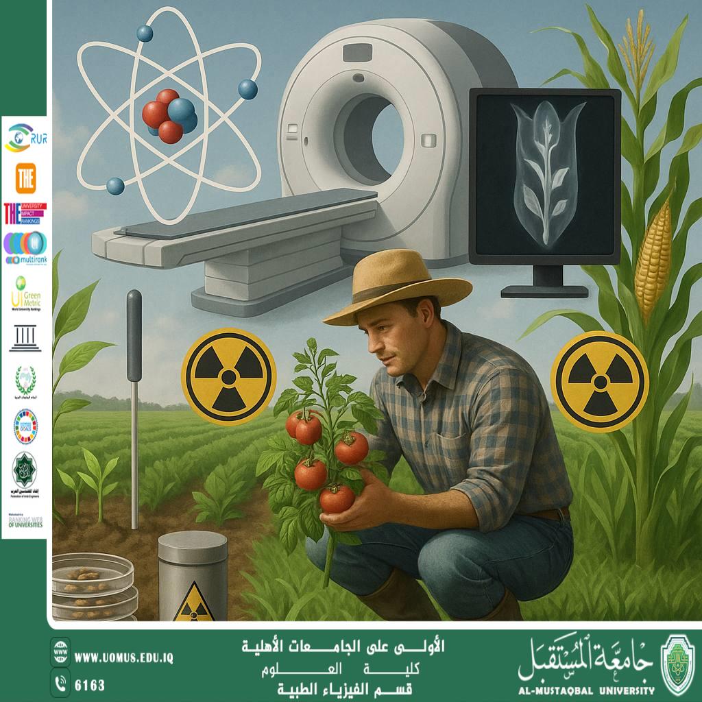 A scientific article by the lecturer ( Assistant Lecturer Fatima Bassem) entitled “Agriculture from the perspective of medical physics: an unexpected integration to serve humanity and the environment.”