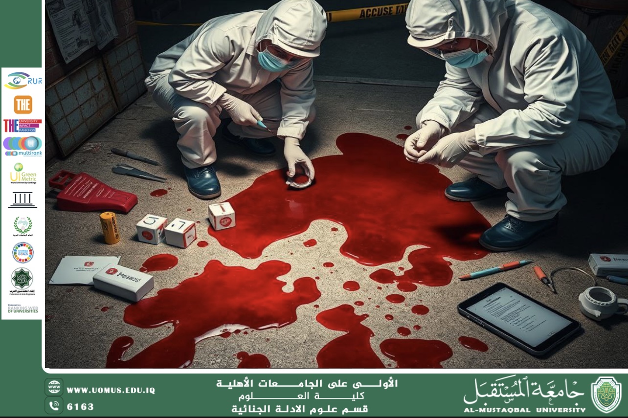 الدم في الأدلة الجنائية: مفتاح لكشف الجرائم (م.م هويدا نزال حسين)