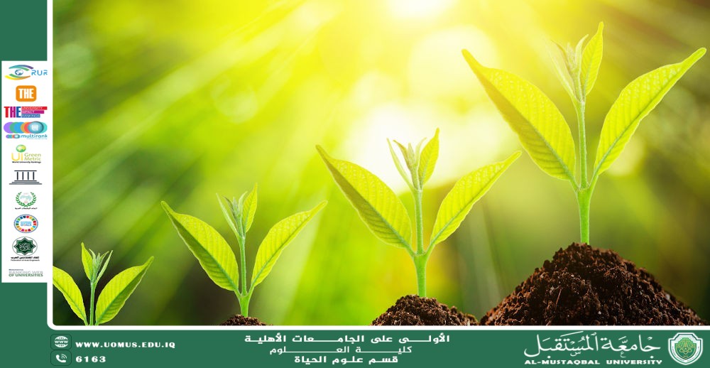 مقالة علمية للانسة نور الهدى عزمي حسن بعنوان "تأثير نوع التربة على معدل إنبات ونمو النباتات الطبية"