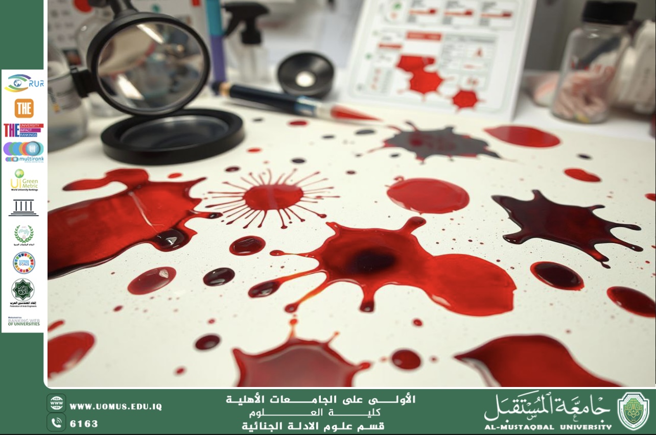 فحص بقع الدم: علم إعادة بناء مسرح الجريمة (م. وقار جفات جاسم)