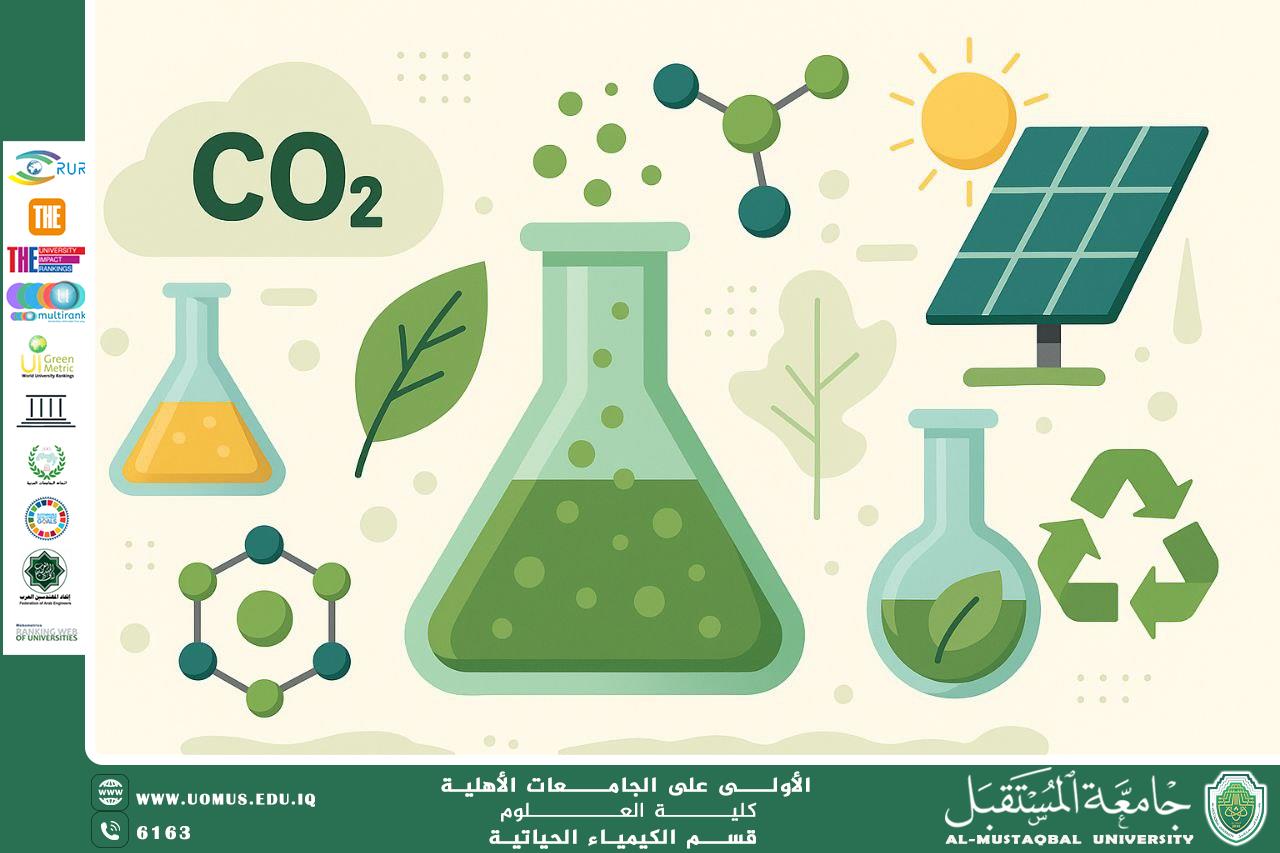 مقالة علمية للتدريسي احمد محمد يوسف بعنوان "الكيمياء الخضراء: العلم نحو بيئة مستدامة