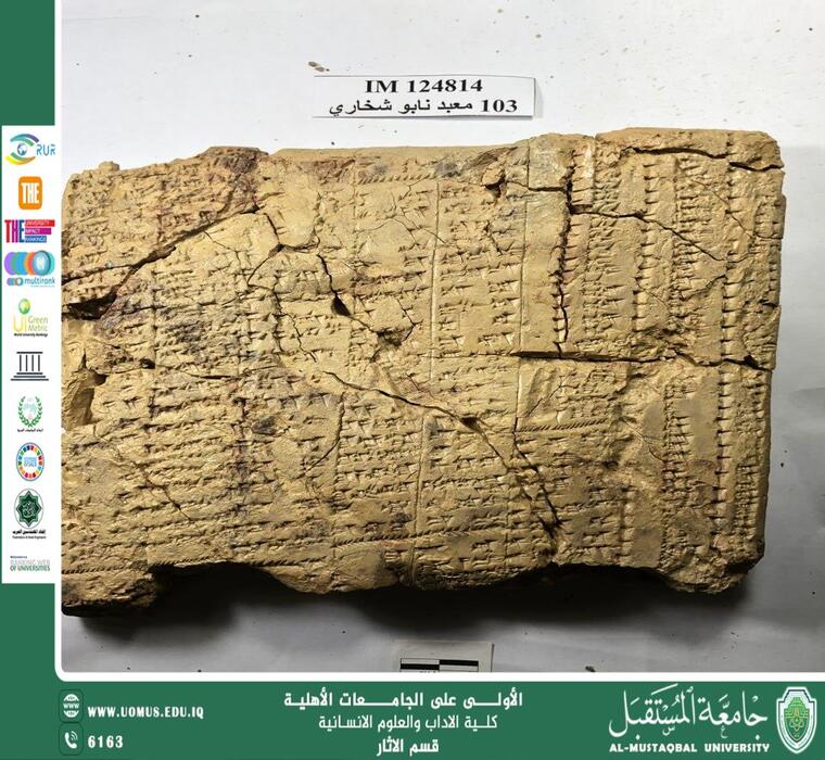 Dr. Angham Salim Mohammed, a faculty member in the Department of Archaeology, authors a scholarly article entitled "Lexical Dictionaries."