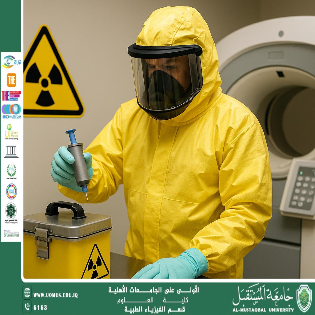 A scientific article by the teaching assistant (Mohamed Abdel Zahra) entitled “Radiation Safety for Workers in Nuclear Medicine Departments: Challenges and Solutions”