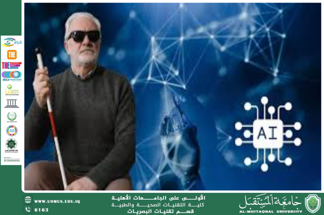  A scientific article by the lecturers, Assist.Prof.Dr. Munther Sameen Shukur / Lect. Mohaimen Sameer Aref / Lect. Ali Hadi Al-Husseini (Smart Glasses for the Visually Impaired: A Technological Revolution Restoring Independence)