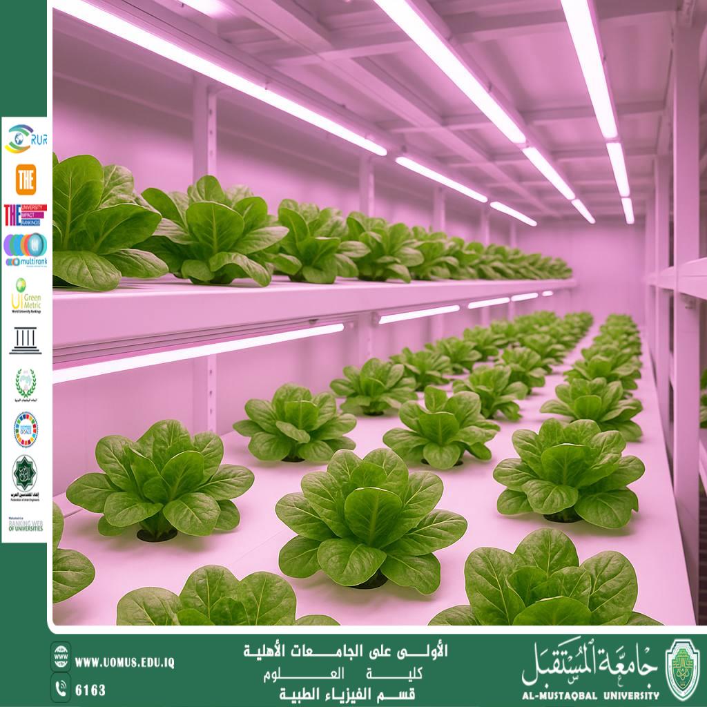 A scientific article by the teaching assistant (Amir Sobhi Ismail) entitled “Farming the Future: Without Soil or Sun”