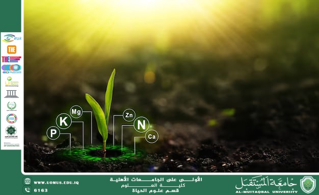 مقالة علمية للانسة نور الهدى عزمي حسن بعنوان "العلاقة بين التربة السليمة وصحة النباتات"