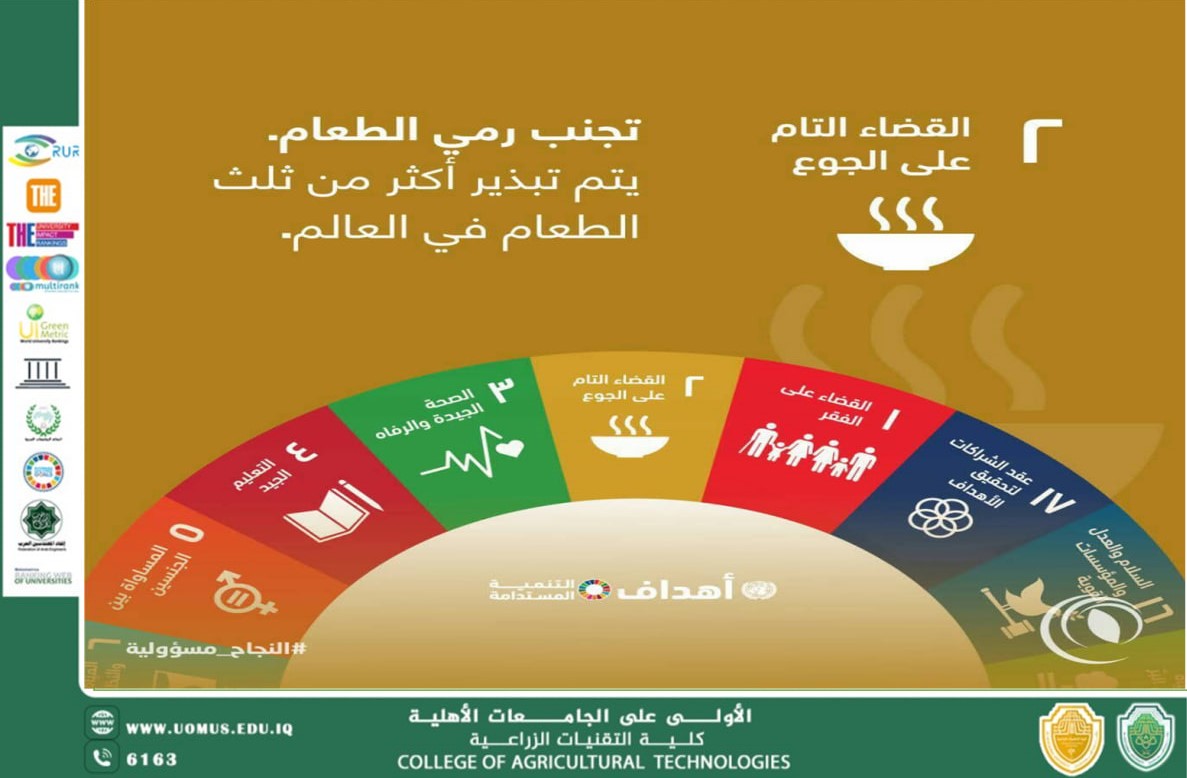 مقالة علمية للمدرس المساعد احمد جميل الطائي بعنوان الإنتاج الحيواني وأهميته في تحقيق الهدف الثاني من أهداف التنمية المستدامة (القضاء على الجوع)