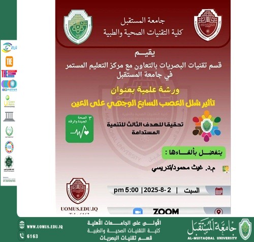 Scientific Workshop at the Department of Optics Technologies on the Impact of Facial Nerve (Seventh Cranial Nerve) Palsy on the Eye