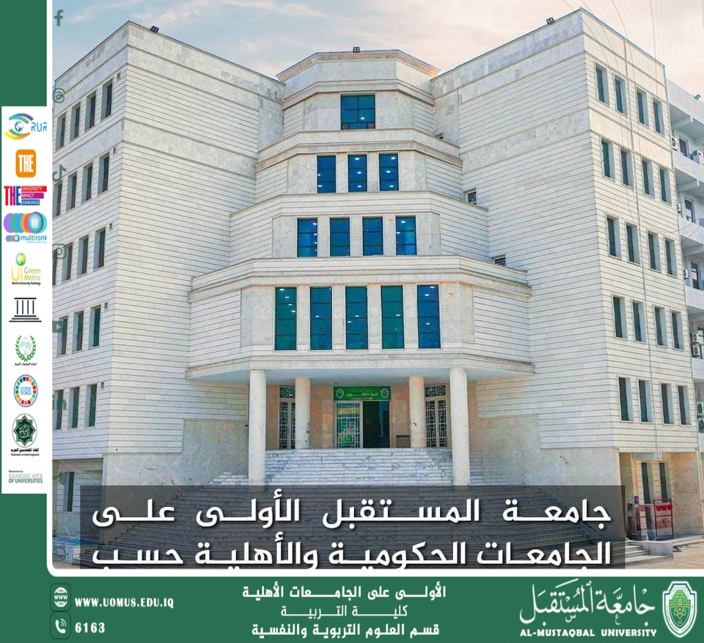 جامعة المستقبل تتصدر الجامعات العراقية وفق تصنيف US News العالمي