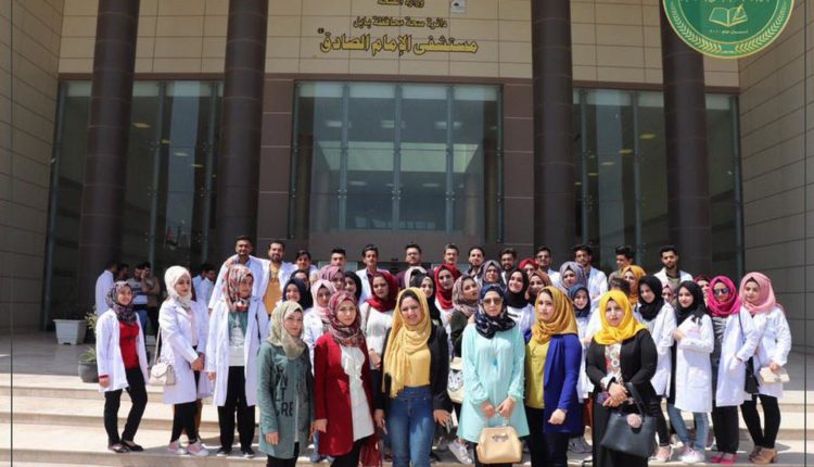 زيارة علمية لطلبة قسم هندسة الطب الحياتي إلى مستشفى الإمام الصادق (ع)