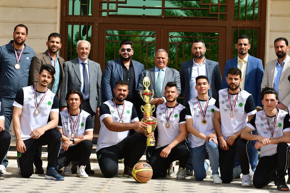 Al-Mustaqbal University College Basketball Team has achieved the Bronze Medal in the championship of Universities for Basketball