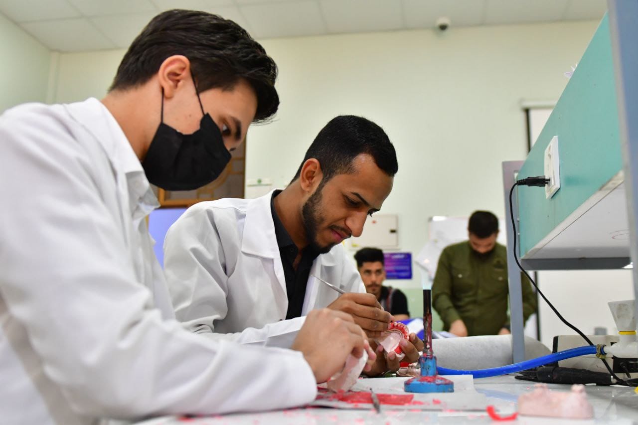 جانب من الدوام الحضوري  في كلية المستقبل الجامعة 