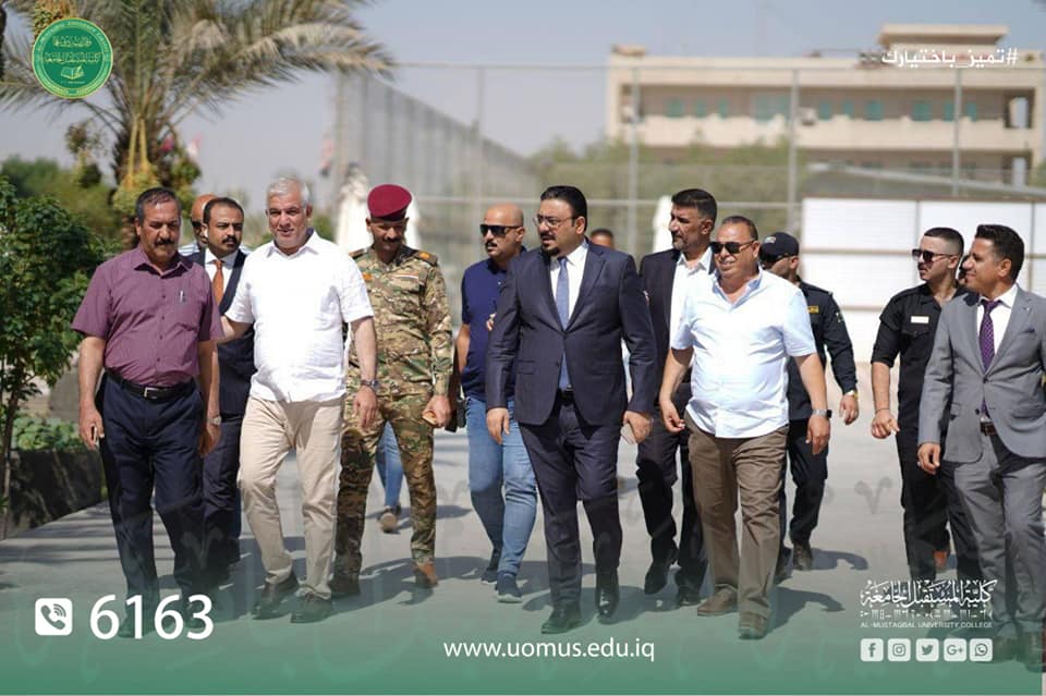 بحضور الحكومة المحلية ، كلية المستقبل الجامعة تجهز هيئة الحشد الشعبي في بابل بكرفانات عدد 10 