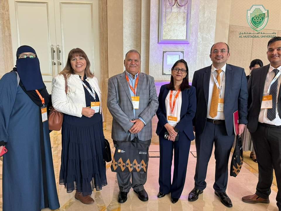 Al-Mustaqbal University President Participates as a Speaker in THE MENA Universities Summit 2023