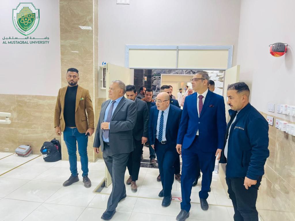  Al-Mustaqbal University President Receives an Official Delegation Representing the Council of Ministers with a number of Consultants in the Fields of Science & Education