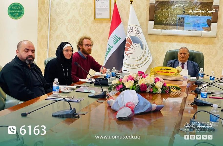 Al-Mustaqbal University College Receives the Red Cross Delegation