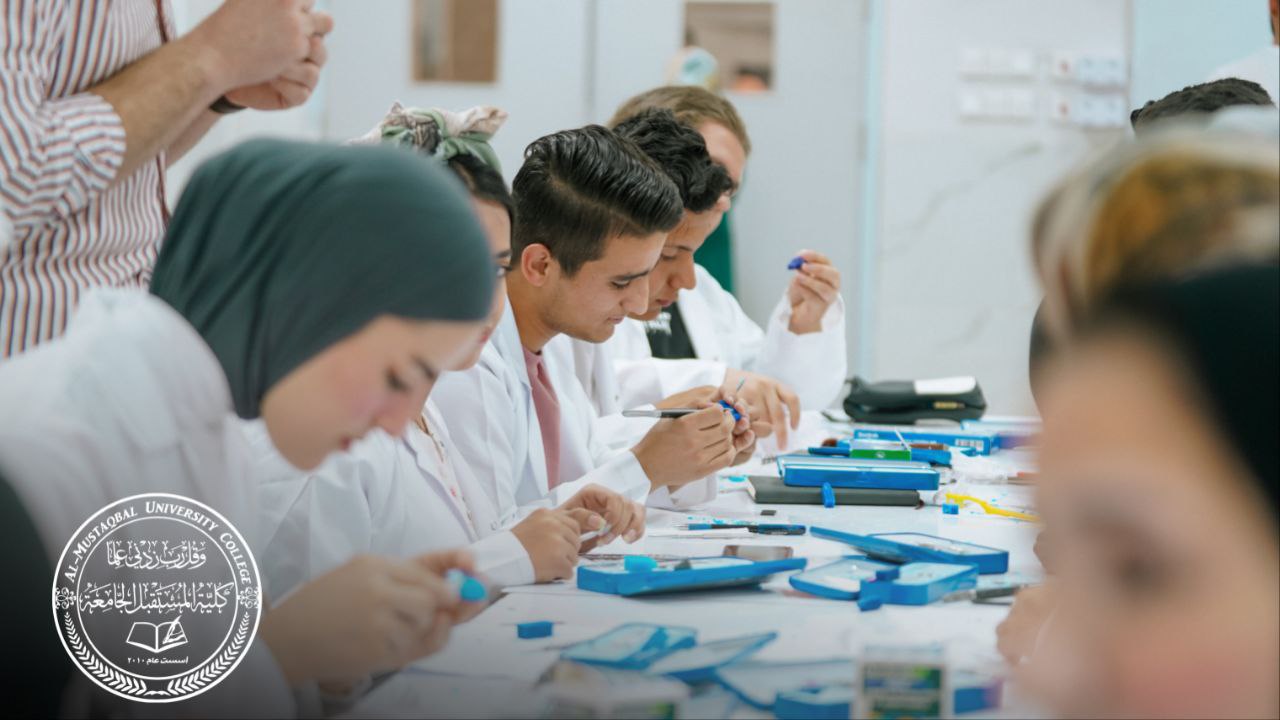 First Year Students of Dentistry Dept. Perform Experiments at Dental Anatomy Lab