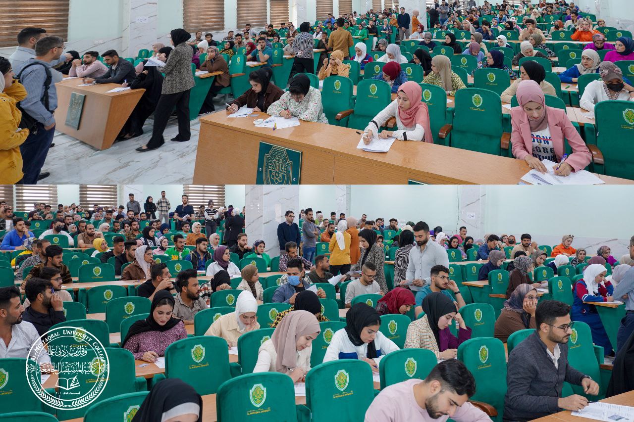 جانب من الامتحانات التقويمية لطلبة قسم طب الأسنان المرحلة الرابعة والخامسة 