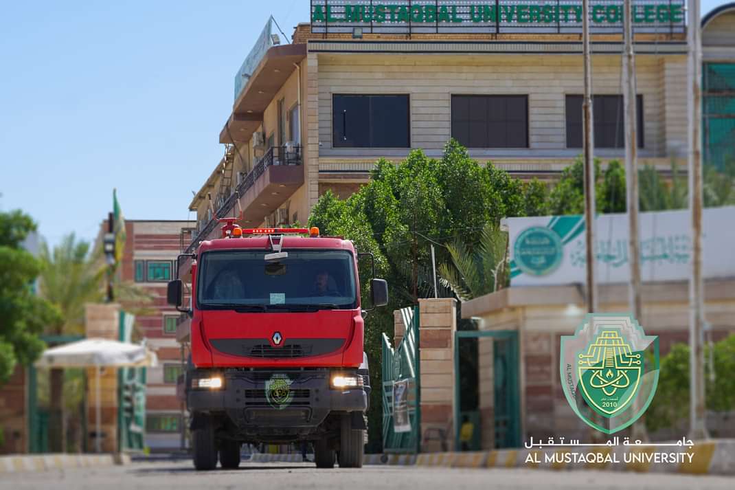 Al-Mustaqbal University Provides a Modern Fully Equipped Fire Truck 