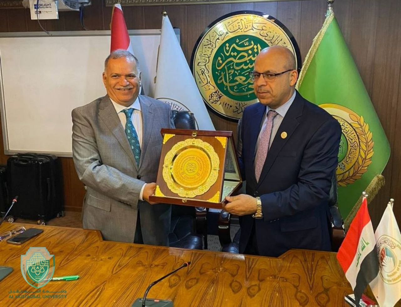 Al-Mustaqbal University Signs a Scientific & Academic Agreement  with Al-Mustansiriya University