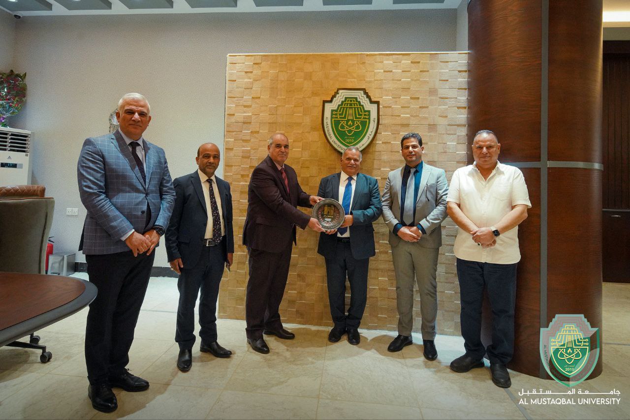 President of Babylon University Visits Al-Mustaqbal University  to Submit His Congratulations 