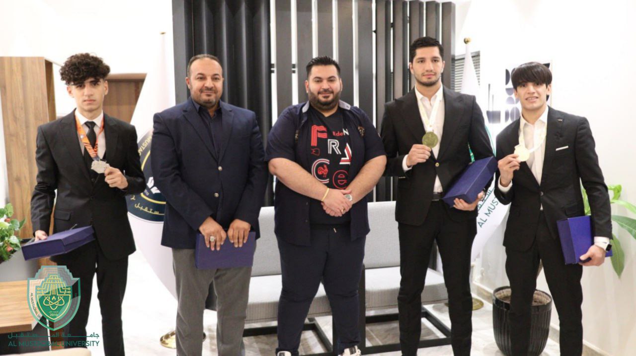 Al-Mustaqbal University Honors two Champions in the Muaythai World Championship