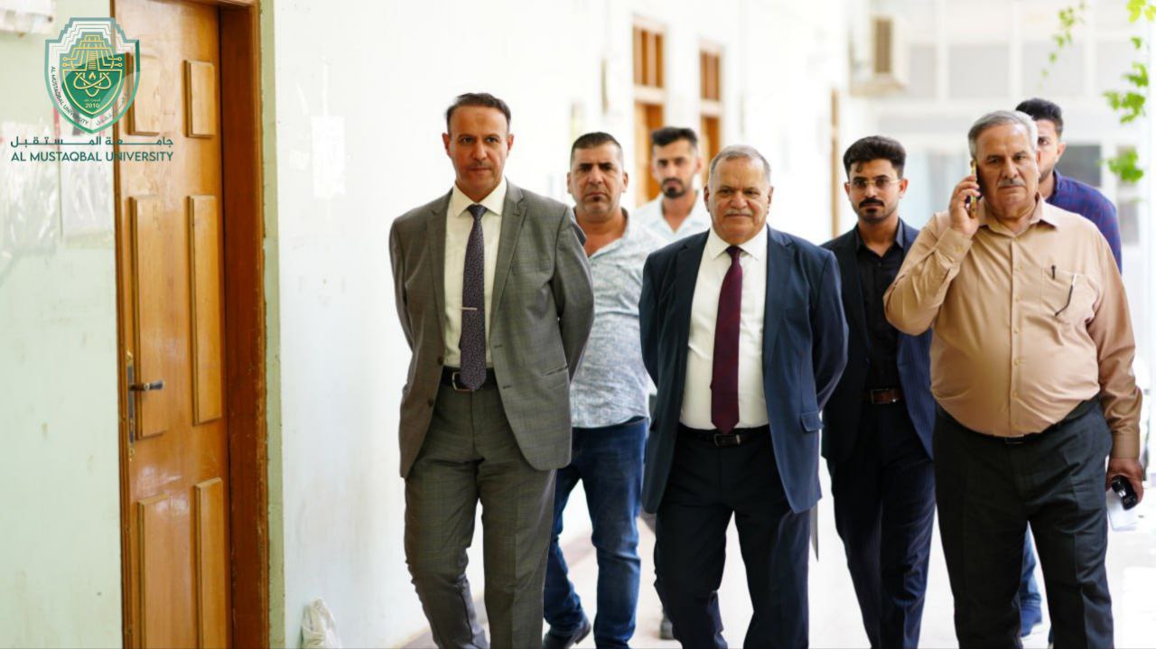 Al-Mustaqbal University President Proceeds on Inspecting Final Exams / Academic Year 2022 – 2023