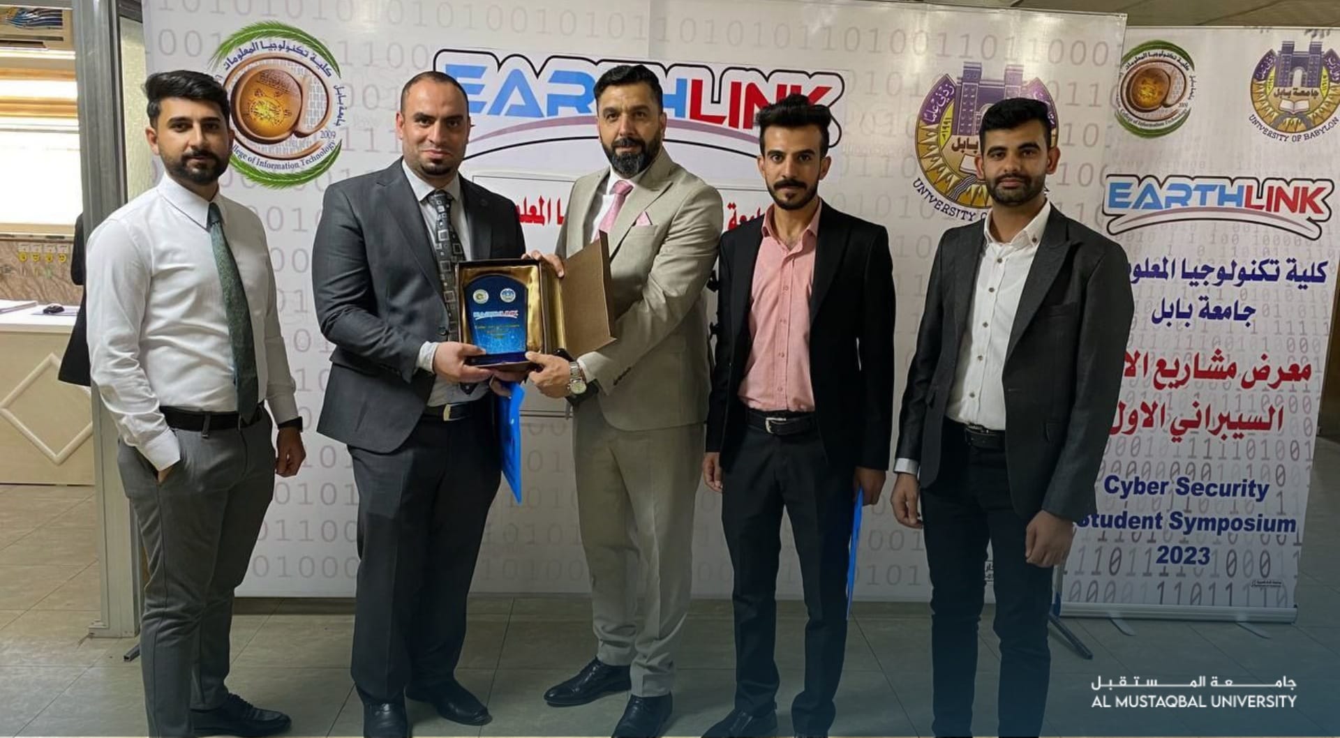 قسم الانظمة الطبية الذكية يشارك في معرض الأمن السييراني المقام في جامعة بابل 