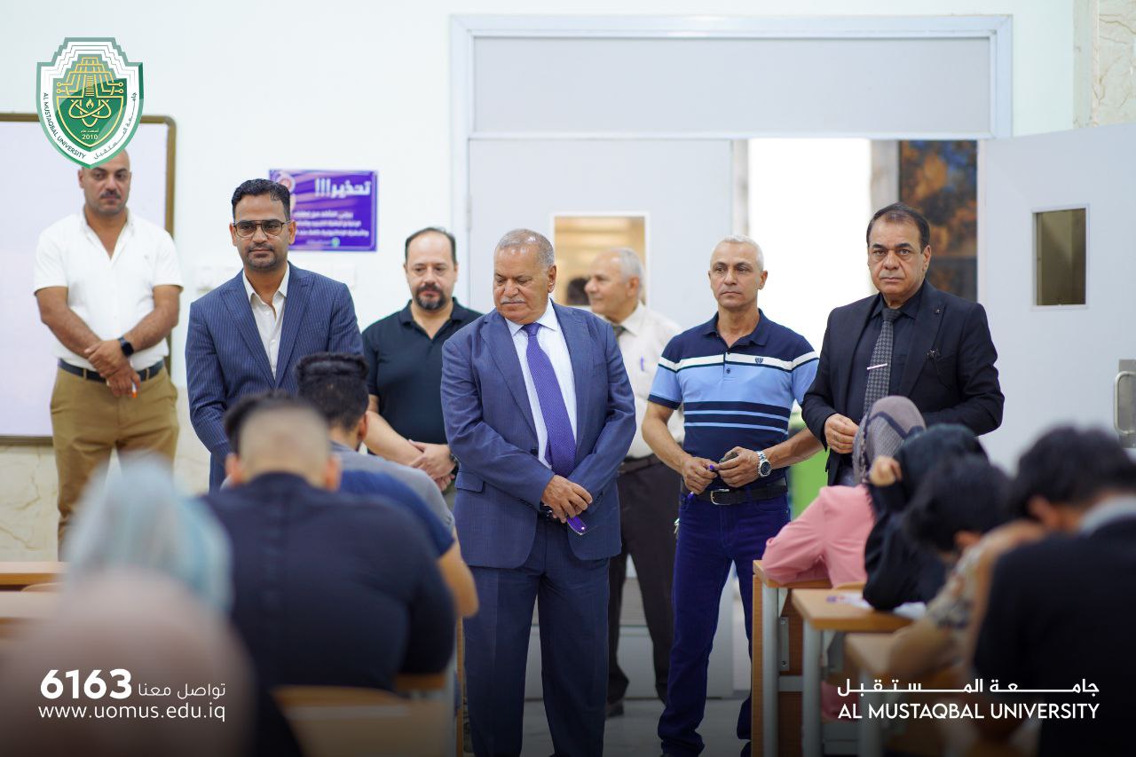 Under Ministerial Supervision, Students of Al-Mustaqbal University do proceed on performing their Final Exams for the Second Session