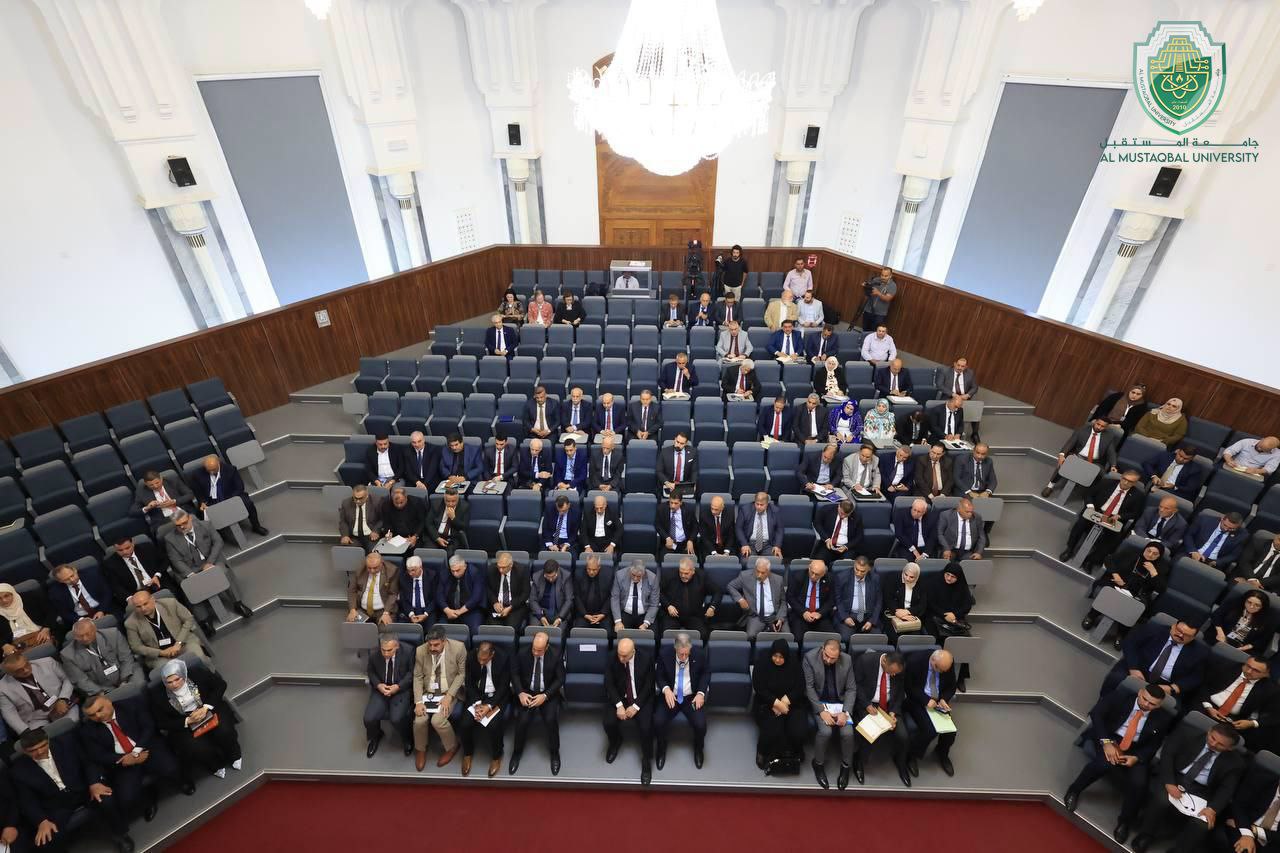 Al-Mustaqbal University President attends the Symposium on the  (Role of University Leaders in the Application of Institutional Accreditation Standards)