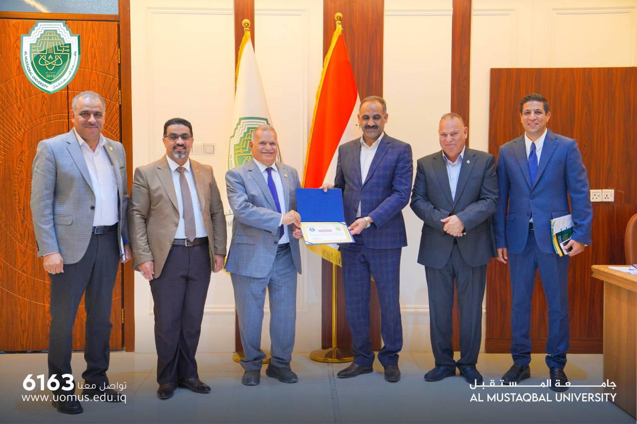 رئيس جامعة المستقبل يستقبل مدير عام تربية بابل ونقيب المعلمين وسط إشادة من قبلهم بجهود الجامعة على مستوى الدعم والمساندة للقطاع التربوي والتعليمي في بابل من قبل المستقبل 