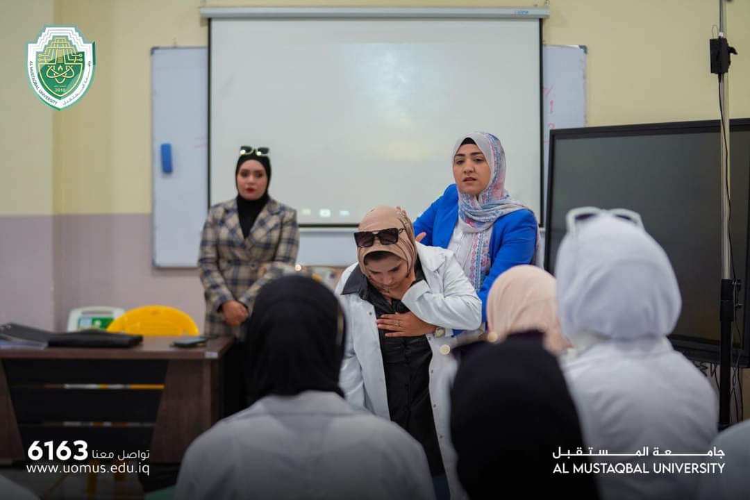 نظم قسم تقنيات التخدير في كلية التقنيات الصحية والطبية ورشة عمل حول حالات الاختناق وطرق التعامل المثلى معها