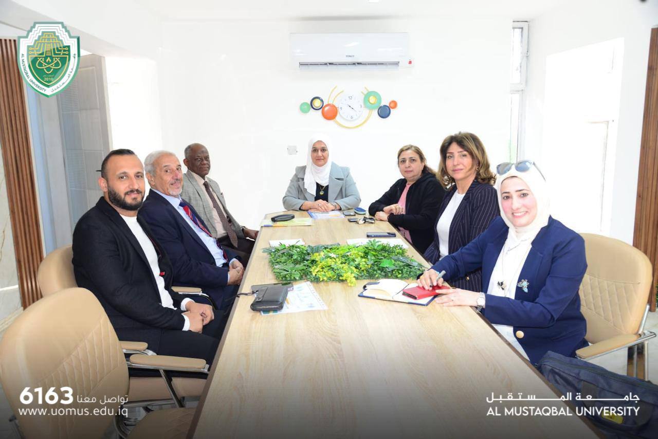 كلية التربية البدنية وعلوم الرياضة بجامعة المستقبل تبحث مع جامعة بغداد آليات الامتحانات الوزارية المشتركة