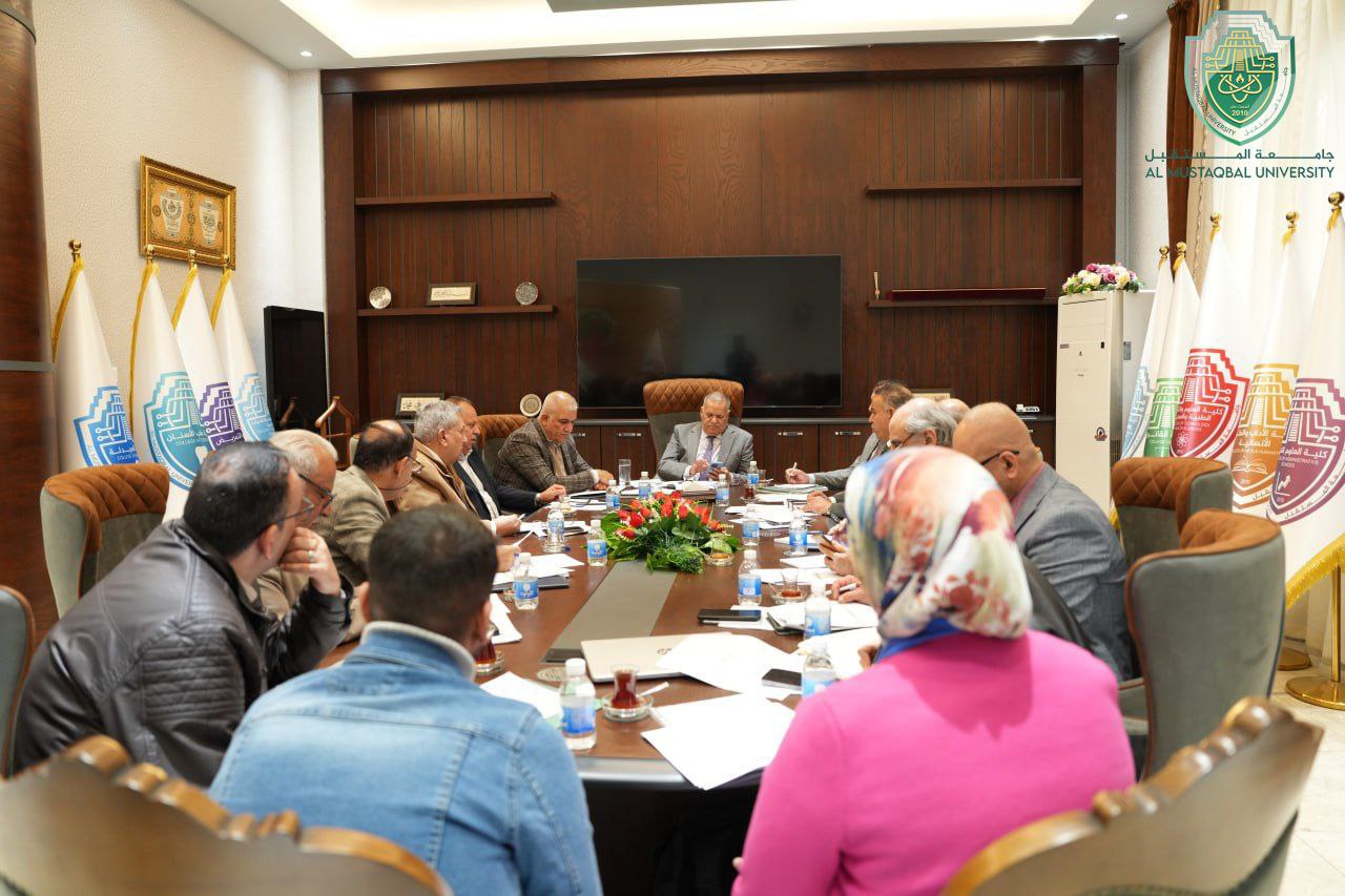  Al-Mustaqbal University President Chairs Several Meetings to discuss preparations related to  "Al-Mustaqbal Festival Week for Sustainability"