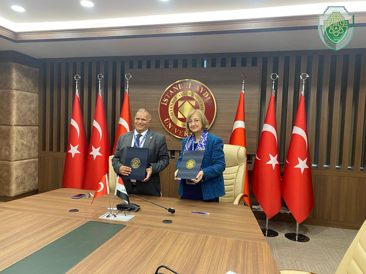 A Scientific Cooperation Agreement is signed between Al-Mustaqbal University & the Turkish Istanbul Aydin University IAU