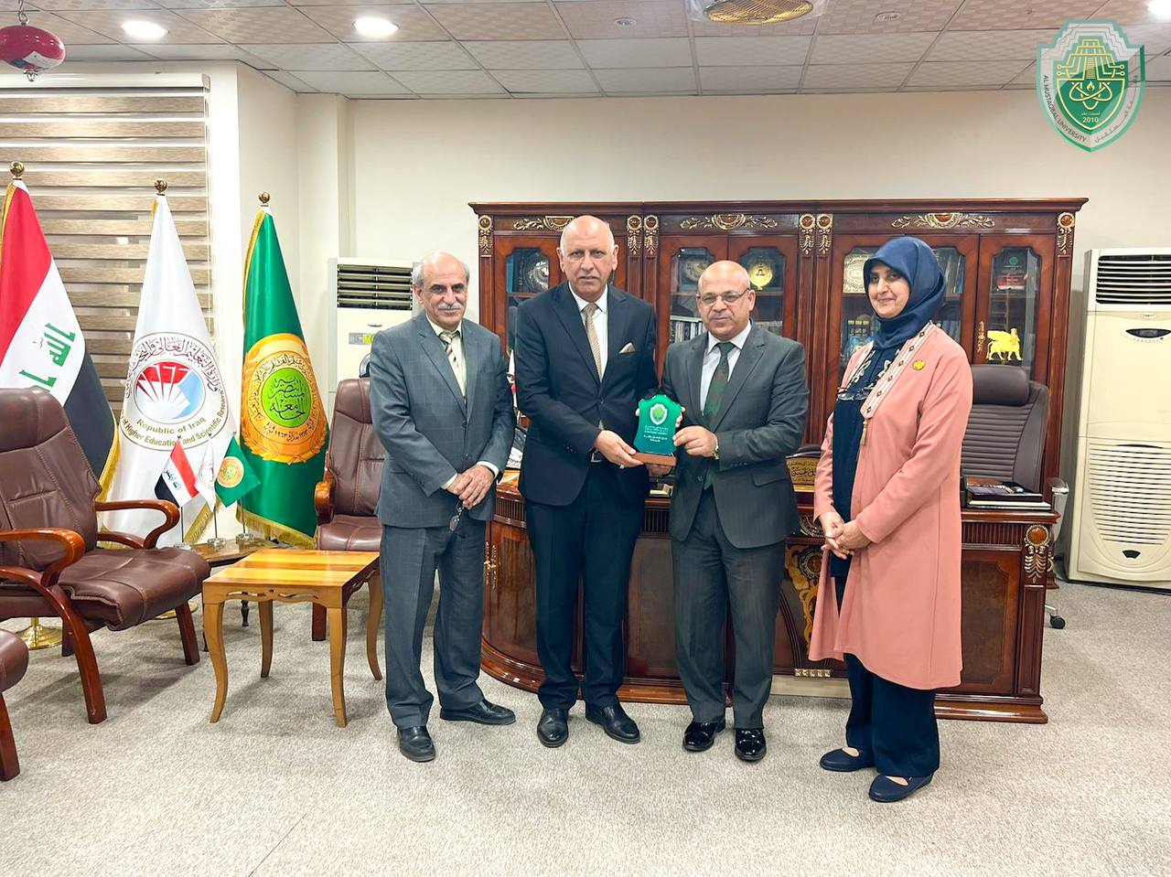 جامعة المستقبل .. ومباحثات لتفعيل التعاون المشترك مع الجامعة المستنصرية ..