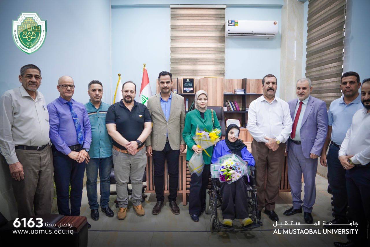 في خطوة تبعث على الفرح والأمل الطالبتان زينب عباس وزهراء خالد تعودان إلى أحضان الجامعة بعد انتهاء رحلة العلاج