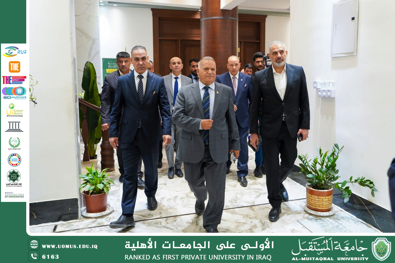 جامعة المستقبل تحتضن لقاءً رفيع المستوى بحضور محافظ بابل وعدد من رؤساء الجامعات بالتزامن مع زيارة رئيس جامعة المنصورة المصرية
